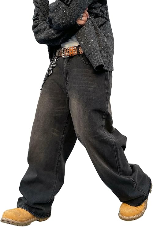 Pantalones de Mezclilla holgados