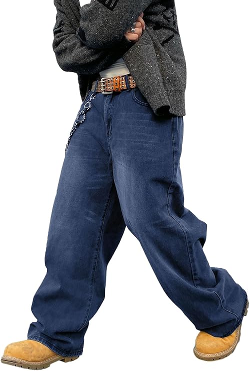 Pantalones de Mezclilla holgados